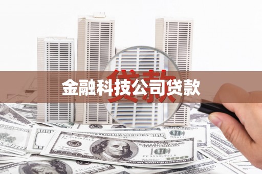 张湾金融科技公司贷款