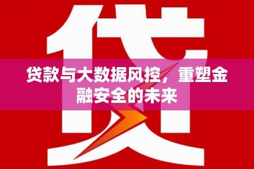 张湾贷款与大数据风控，重塑金融安全的未来
