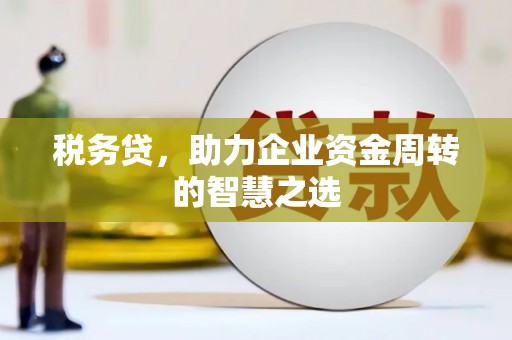 张湾税务贷，助力企业资金周转的智慧之选