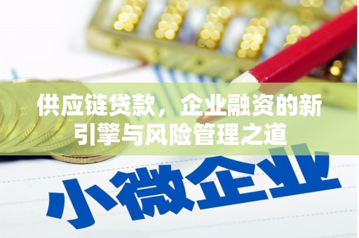 张湾供应链贷款，企业融资的新引擎与风险管理之道