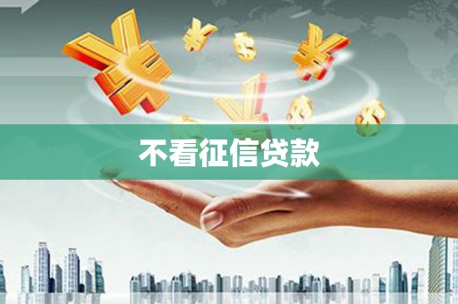 张湾不看征信贷款
