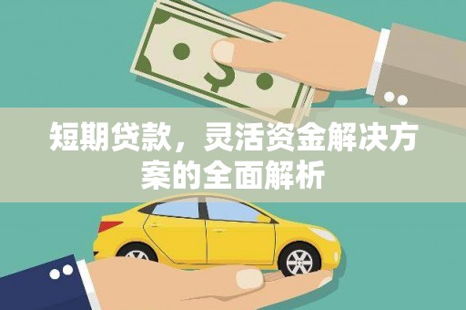 张湾短期贷款，灵活资金解决方案的全面解析