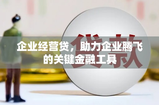 张湾企业经营贷，助力企业腾飞的关键金融工具