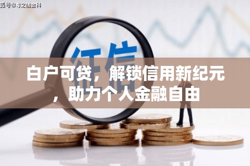 张湾白户可贷，解锁信用新纪元，助力个人金融自由