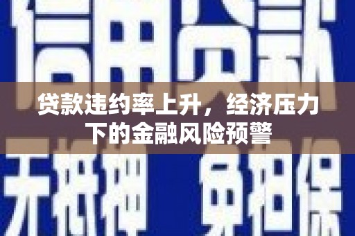 张湾贷款违约率上升，经济压力下的金融风险预警