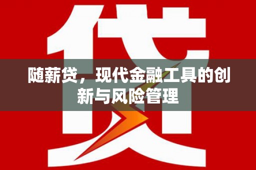 张湾随薪贷，现代金融工具的创新与风险管理