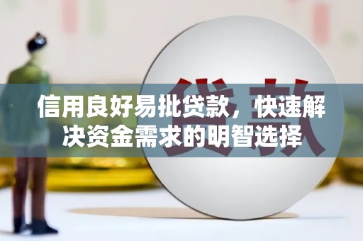 张湾信用良好易批贷款，快速解决资金需求的明智选择