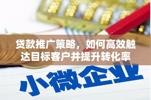 张湾贷款推广策略，如何高效触达目标客户并提升转化率
