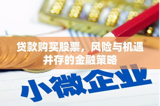 张湾贷款购买股票，风险与机遇并存的金融策略