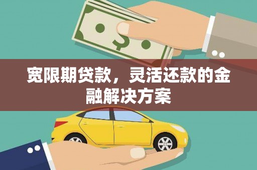 张湾宽限期贷款，灵活还款的金融解决方案