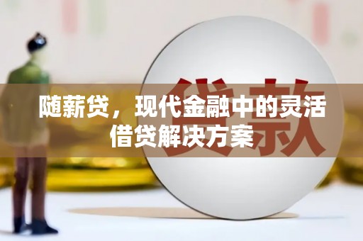 张湾随薪贷，现代金融中的灵活借贷解决方案