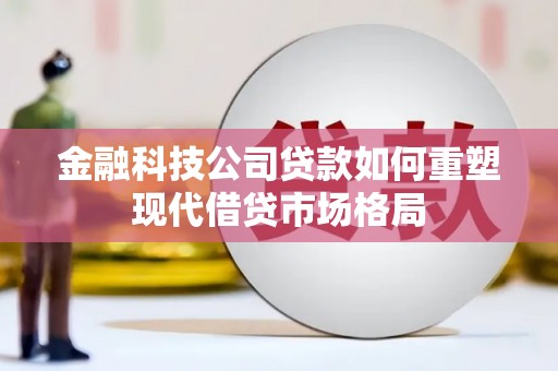 张湾金融科技公司贷款如何重塑现代借贷市场格局