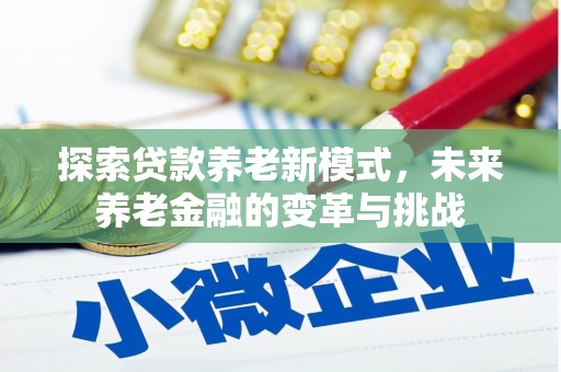 张湾探索贷款养老新模式，未来养老金融的变革与挑战