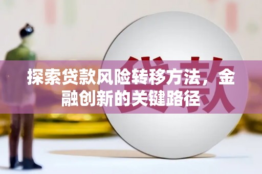 张湾探索贷款风险转移方法，金融创新的关键路径