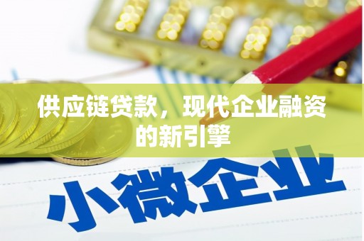 张湾供应链贷款，现代企业融资的新引擎