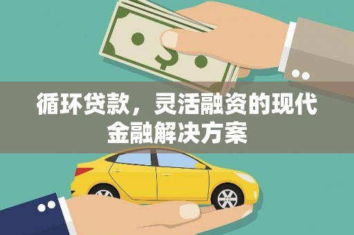 张湾循环贷款，灵活融资的现代金融解决方案