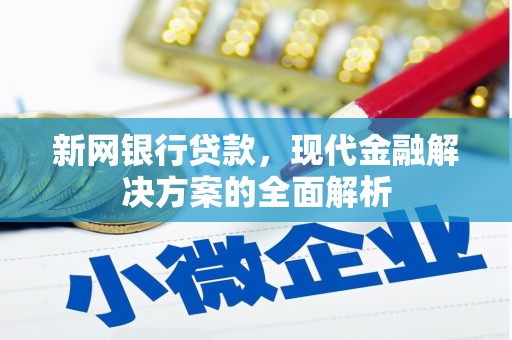 张湾新网银行贷款，现代金融解决方案的全面解析