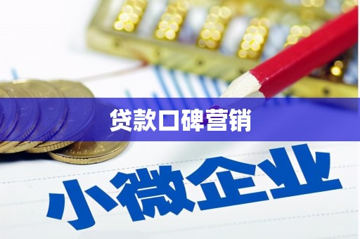 张湾贷款口碑营销