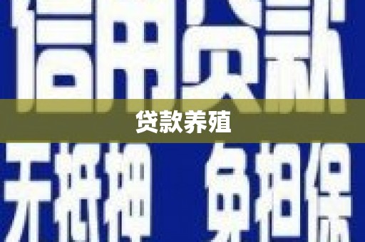 张湾贷款养殖