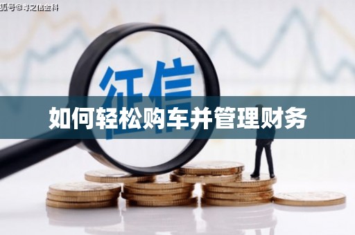 张湾如何轻松购车并管理财务