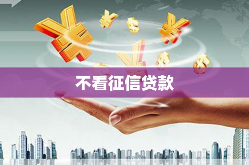 张湾不看征信贷款