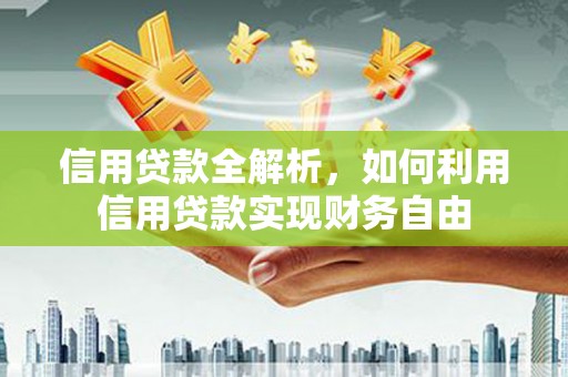 张湾信用贷款全解析，如何利用信用贷款实现财务自由