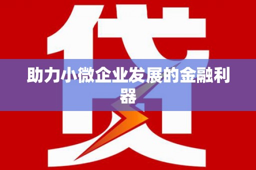 张湾助力小微企业发展的金融利器