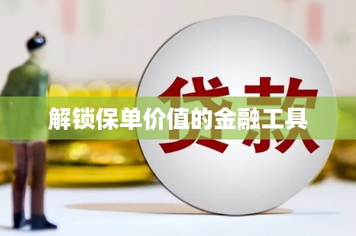 张湾解锁保单价值的金融工具