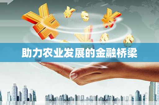 张湾助力农业发展的金融桥梁