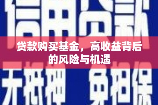 张湾贷款购买基金，高收益背后的风险与机遇